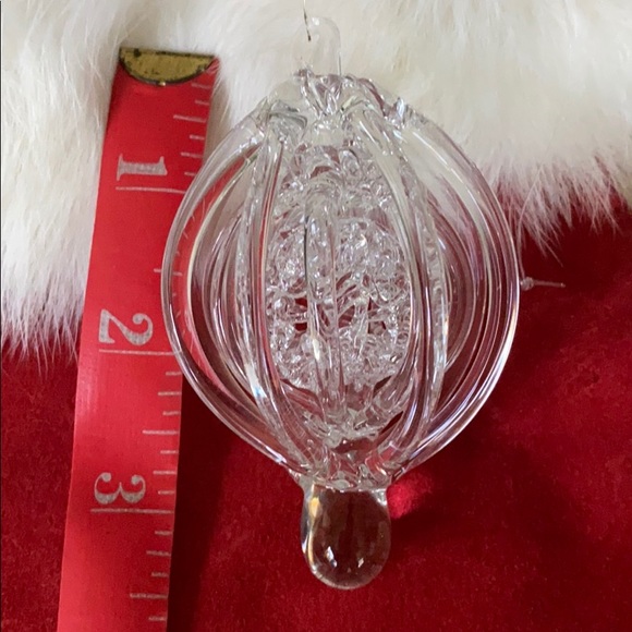 Vintage Intricate Hand Blown Crystal Ornament - Picture 6 of 7